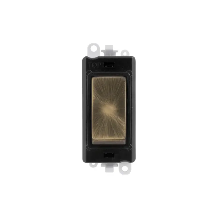 Click GridPro 20A Intermediate Switch module Antique Brass