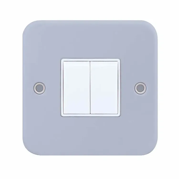 LG202MB - Selectric 10A Metal Clad Switch 2 Gang 2 Way