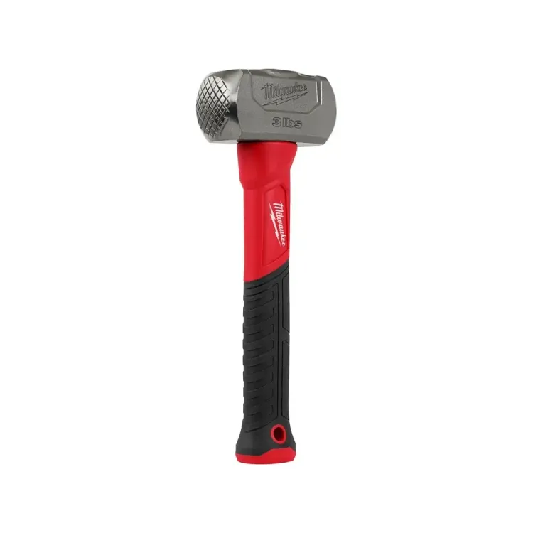 Hammer featuring milled and smooth faces for versatile striking