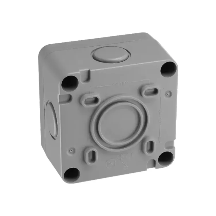 BG Waterproof 2 Gang 2 Way Outdoor Rocker Light Switch