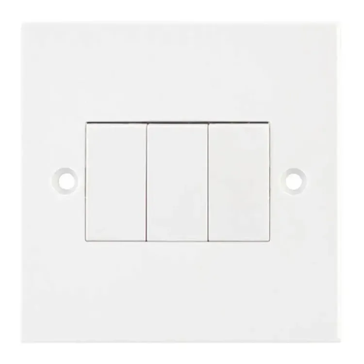 LG203 - Selectric 10A Switch 3 Gang 2 Way