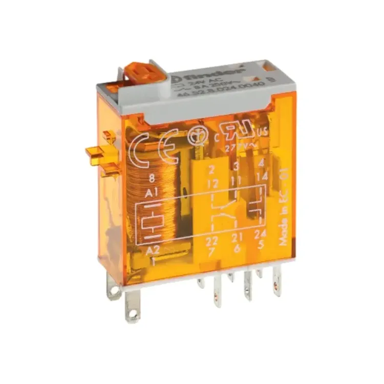 Mini Finder Relay 8 Pin 12v AC 16a
