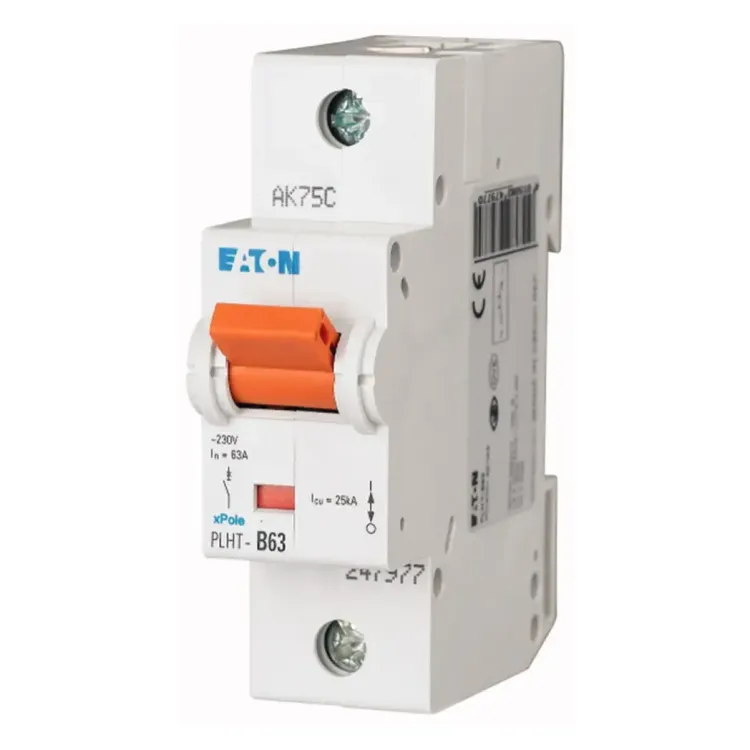 247977 - Eaton MCB 1P 63A B 25kA