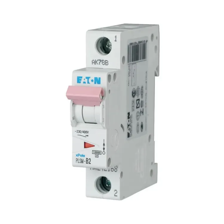 Eaton 242168, MCB 1P, 2A, B-Type, 10kA