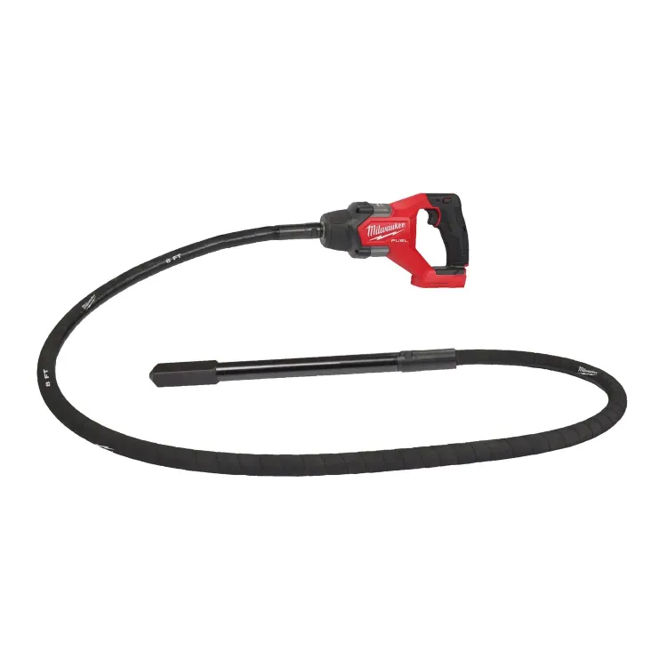 Milwaukee M18 FUEL needle concrete vibrator 2.4m head