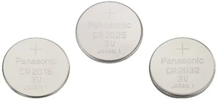 CR2032T - Panasonic Battery 3V Lithium Pack of 2 Coin Cell
