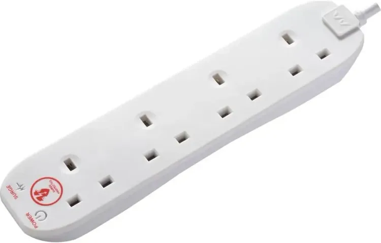 SRG42NMP - Trailing Socket 4G 13A Surge Protected 2 Mtr Cable Masterplug
