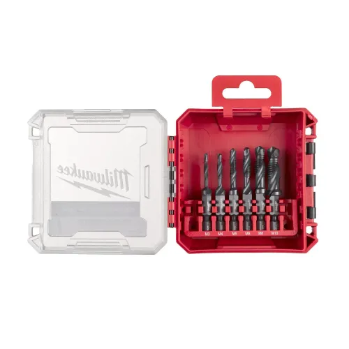 Milwaukee 6-piece HSS-G combi drill tap set metric