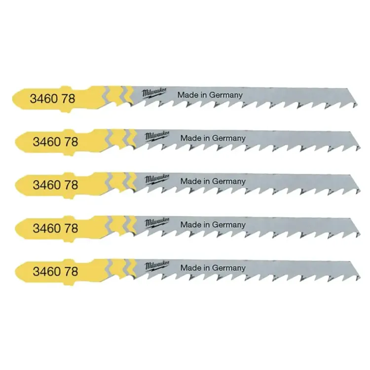 4932346078 - Milwaukee Jigsaw Blades T244D Curve Cutting- Pack Of 5