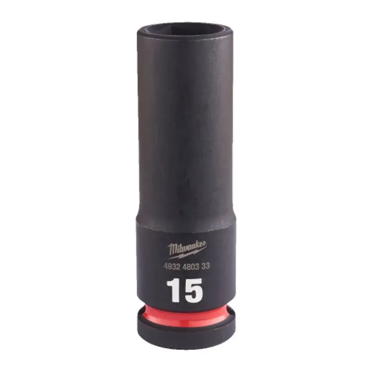 4932480333 - Milwaukee Hex Socket Shockwave 1/2 Deep 15mm