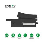 WS1073B Ener-J Black Grid switch - side view