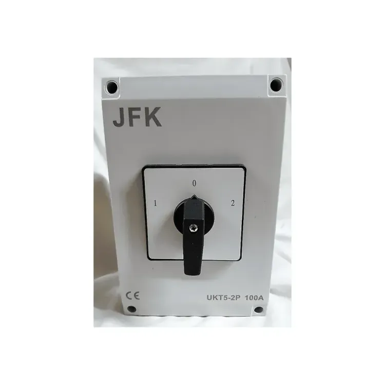 JFK 100A 2-Pole Generator Changeover Switch IP65 Enclosure