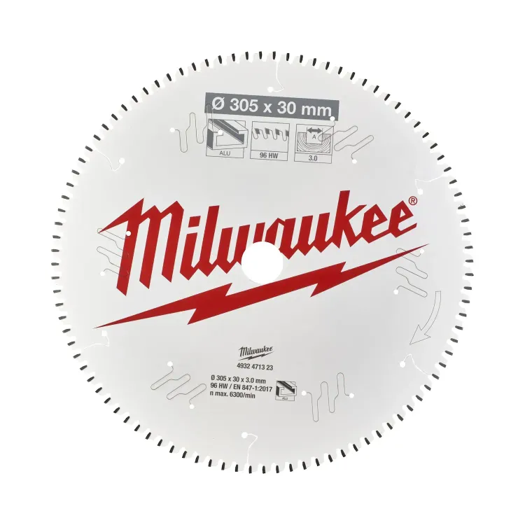 Milwaukee circular saw blade 305mm 30mm bore 96 teeth