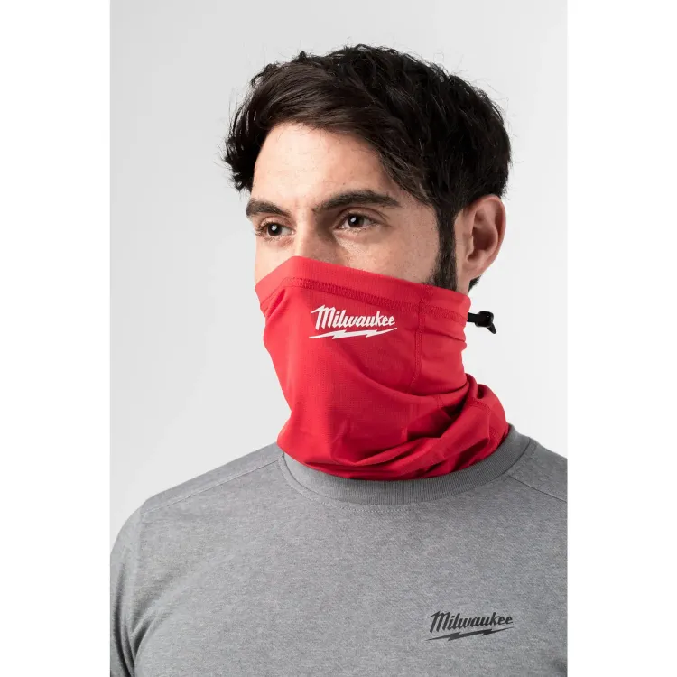 Milwaukee red neck gaiter face mask