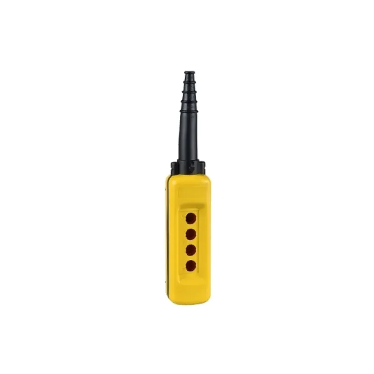 Schneider Harmony XACA04 4 Way Empty Pendant Control Station Yellow