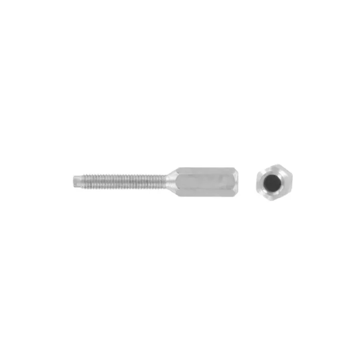 M3.5 Socket connector studs, nickel plated