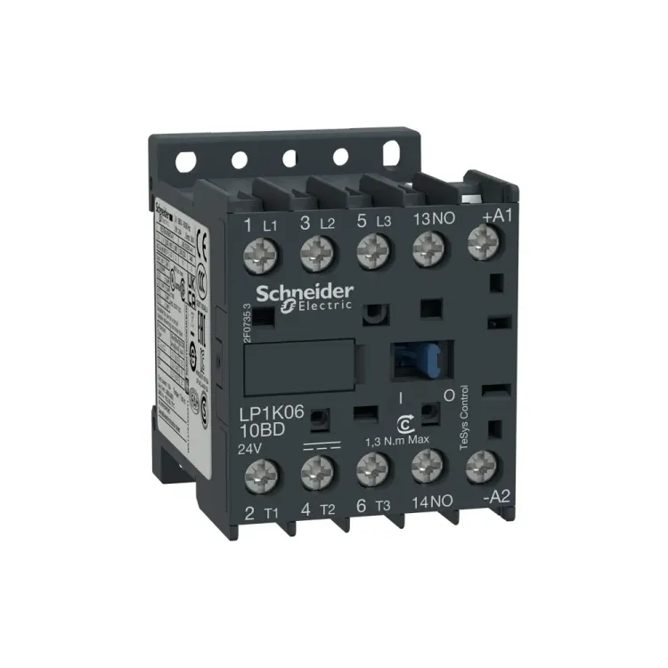 Schneider Electric LP1K0910BD TeSys K 3-pole contactor front view