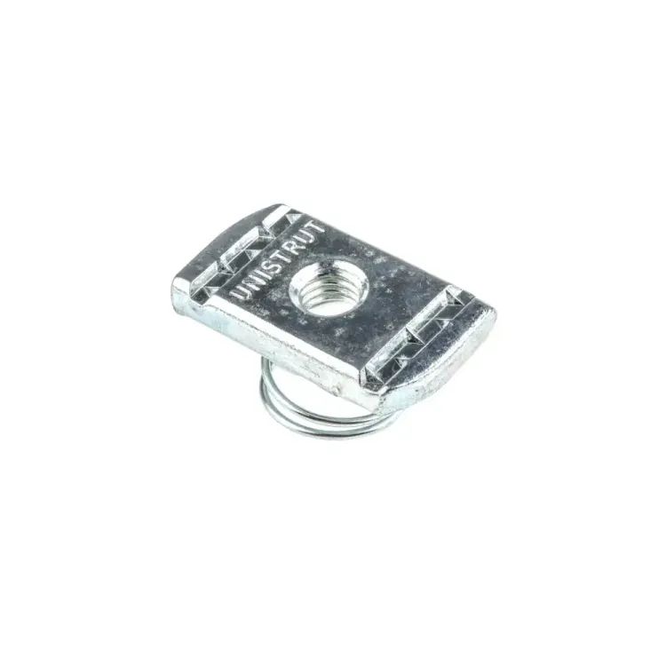 Unistrut Short Spring Channel Nut M8 - front view