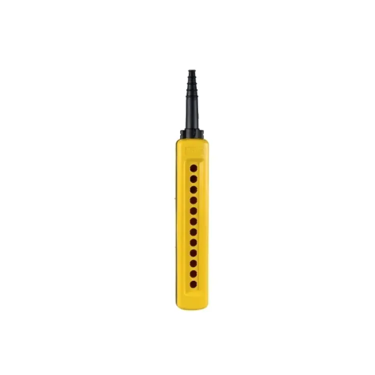 Schneider Harmony XACA12 Yellow Pendant Control Station with 12 Button Cutouts