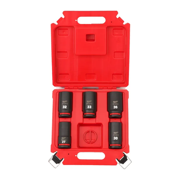 Milwaukee 5-piece 3/4 inch deep socket set metric