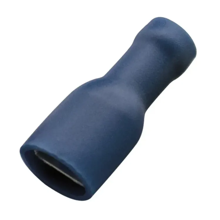 260416 - Haupa Crimp Lug Female 1.5-2.5mm Blue Insulated Per 100 260416