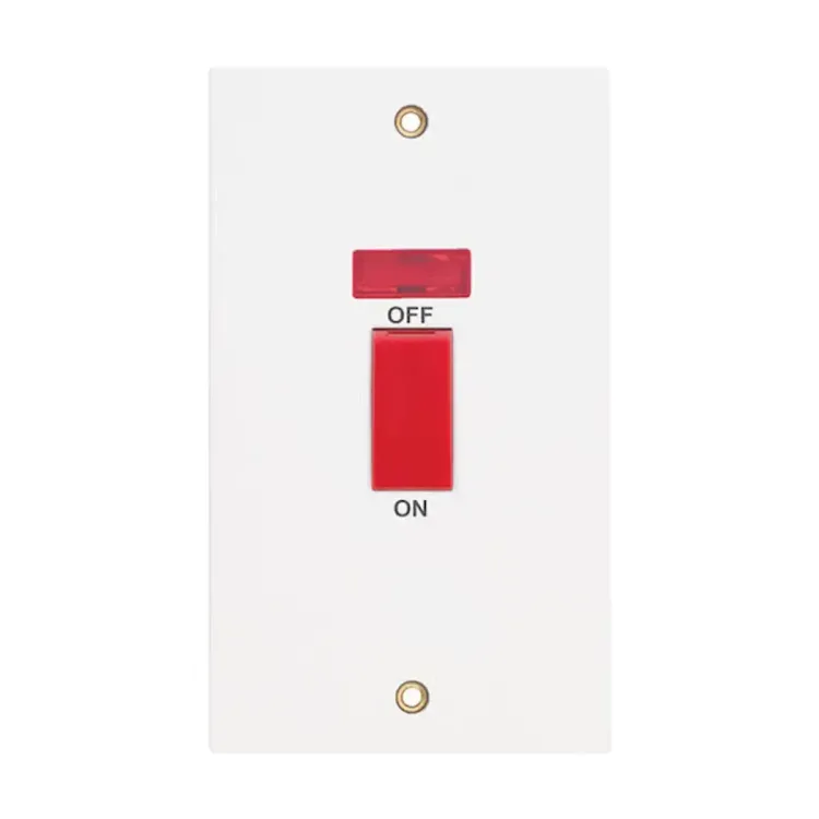 LG952N - Selectric 45A Cooker Switch 2 Gang Double Pole With Neon