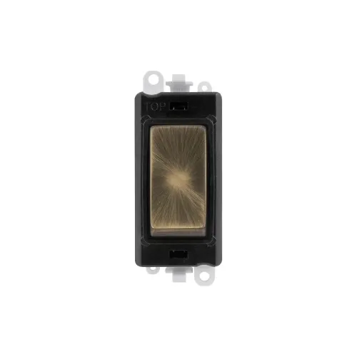 Click GridPro 20A Intermediate Switch module Antique Brass