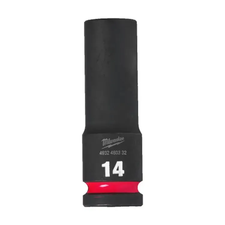 4932480332 - Milwaukee Hex Socket Shockwave 1/2 Deep 14mm