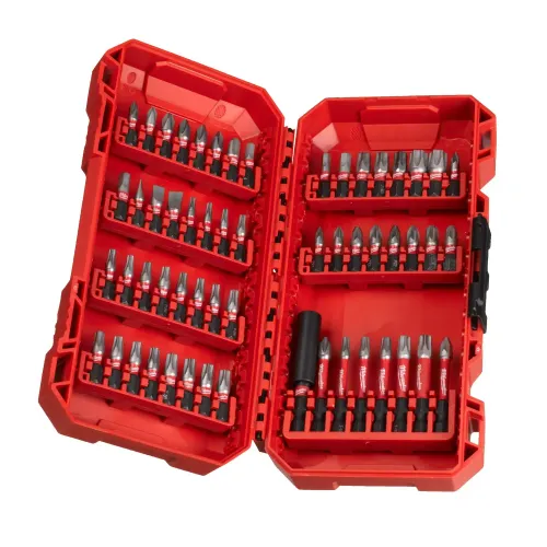 Milwaukee SHOCKWAVE 56-piece impact duty bit set case