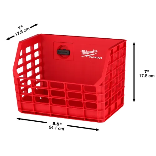 Milwaukee PACKOUT wire basket shop storage solution