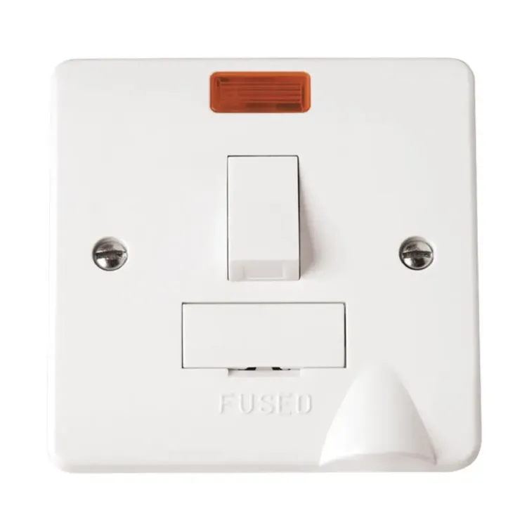 CMA052 - Click Mode 13A DP Switched Fused Connection with Neon, Outlet