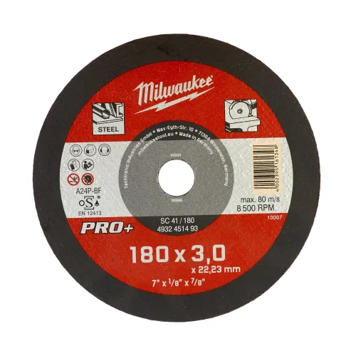 Milwaukee metal cutting disc SC 41 180 mm diameter