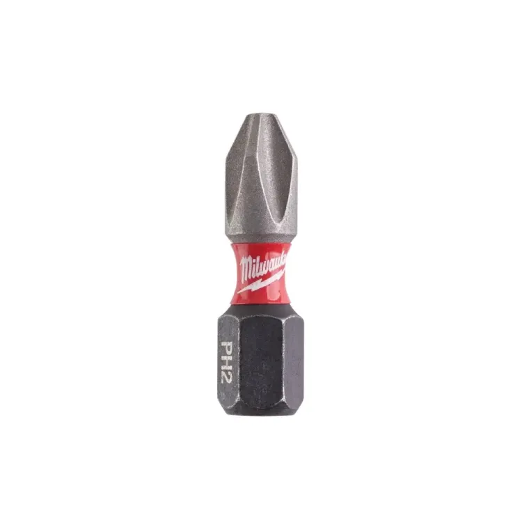 Milwaukee Shockwave Impact PH2 2x25mm Bit 2 Piece