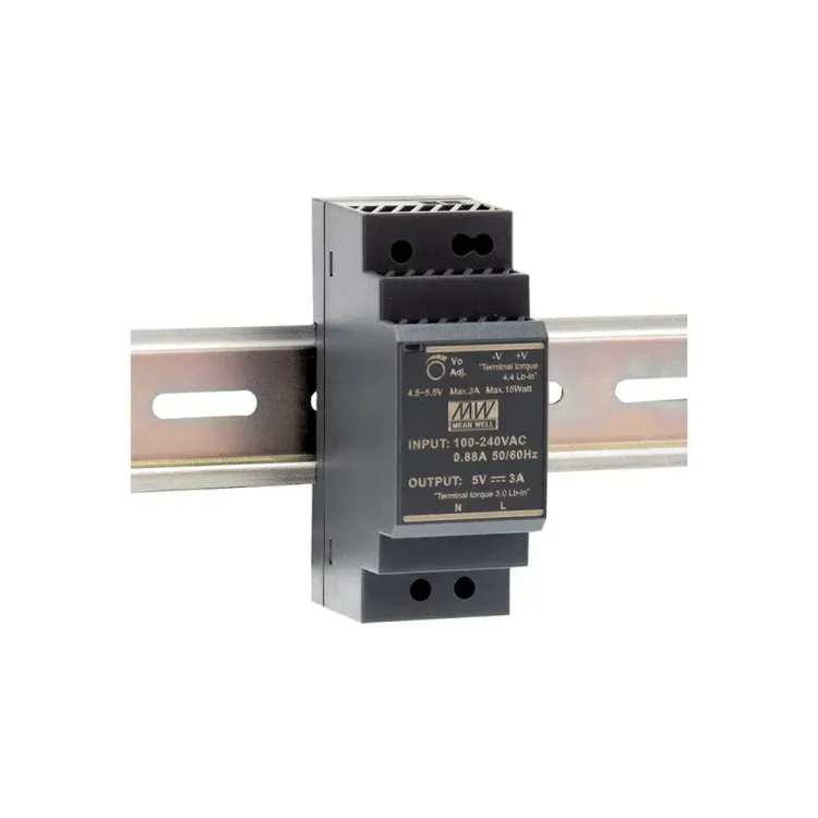 Mean Well HDR-30-12 DIN rail 12V power supply, 2A output