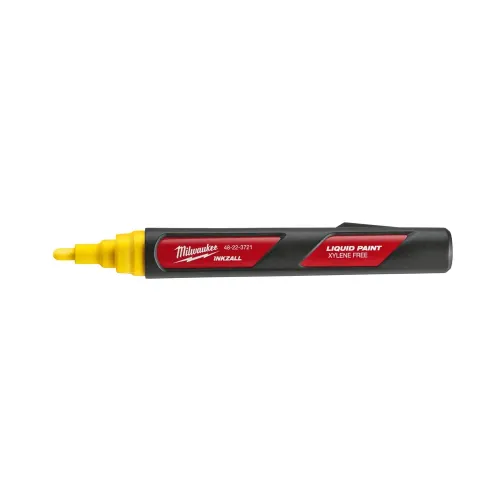 Milwaukee INKZALL liquid paint marker yellow