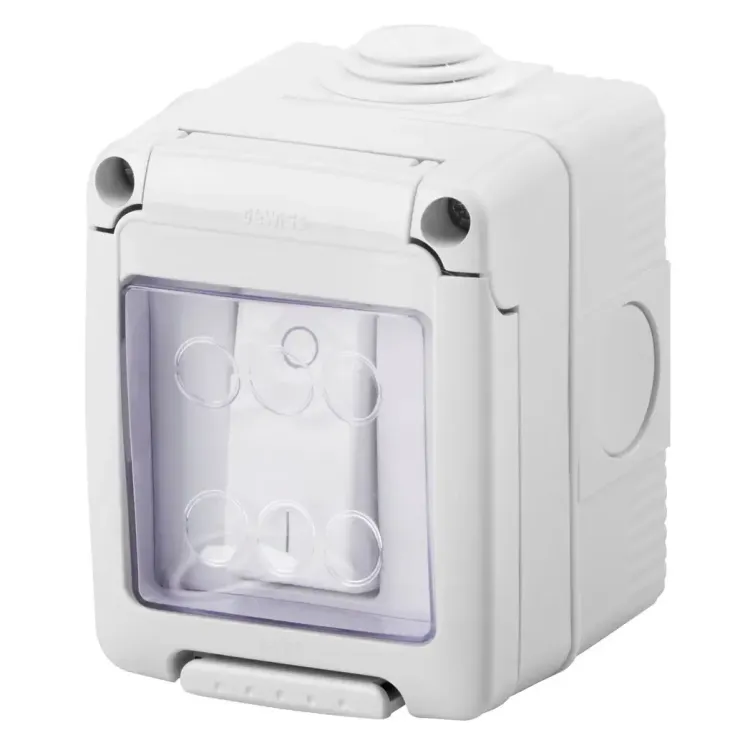GW27832 - Gewiss 16A Watertight Double Pole Switch 1-Gang 1-Way