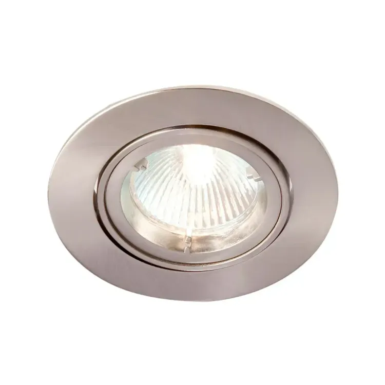 R208SC-13 - Robus Downlight Directional Brushed Chrome GU10 50W R208SC-13