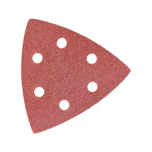 Milwaukee STARLOCK 93mm triangle sandpaper 120 grit 6-pack
