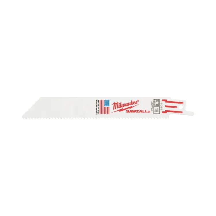 Milwaukee SAWZALL blades 150mm 10 TPI multi-material pack