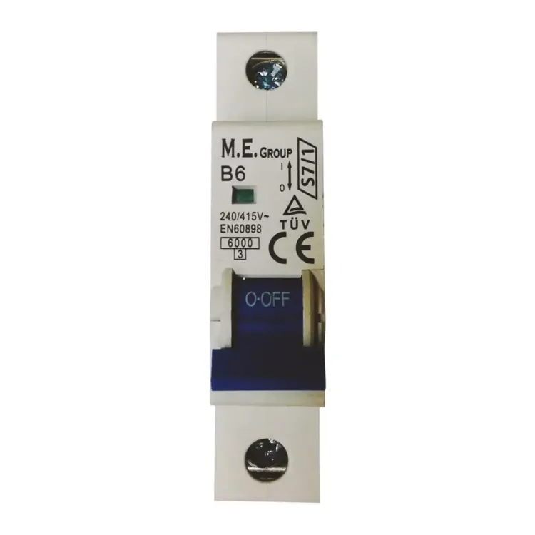 S71PB25 - M.E Group 1 Pole 25A B Curve MCB S71PB25