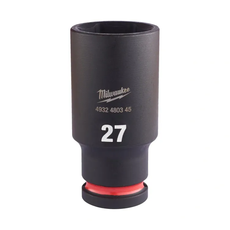 Milwaukee 27mm 1/2 inch deep impact socket SHOCKWAVE