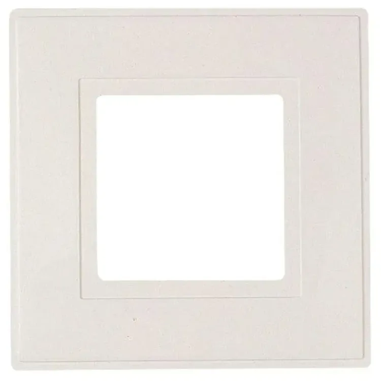 024636 - Finger Plate 1 Gang White Pack of 2