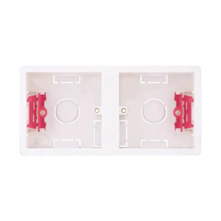 LG8599 - Selectric PVC 35mm Deep Dual (2 x 1 Gang) Dry Lining Box LG8599