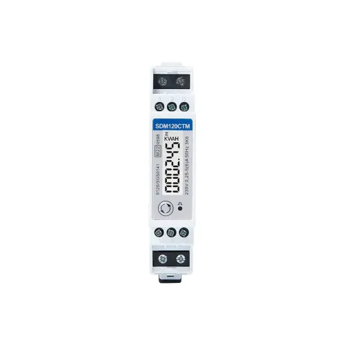 Eastron SDM120CTM single phase CT Modbus DIN rail meter front panel display