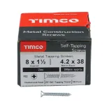 TIMCO self-tapping screws 4.2x38mm 200pc box product front view