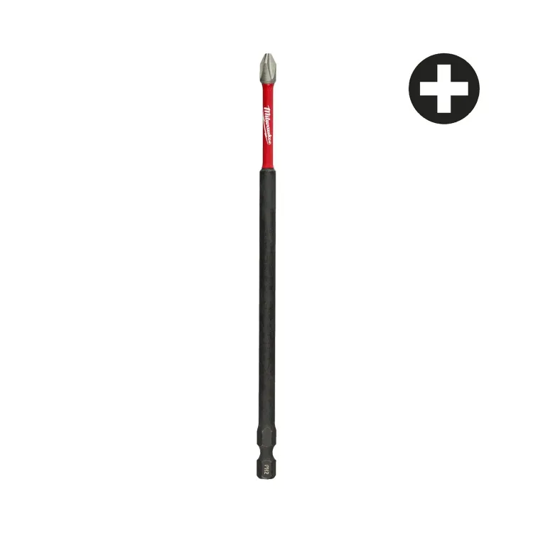 Milwaukee SHOCKWAVE IMPACT DUTY PH2 screwdriving bit 150mm