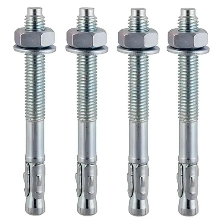 0850TBP - Timco Through Bolts BZP 4 Pack 0850TBP
