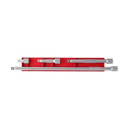 Milwaukee 4-piece 3/8 inch drive extension set chrome
