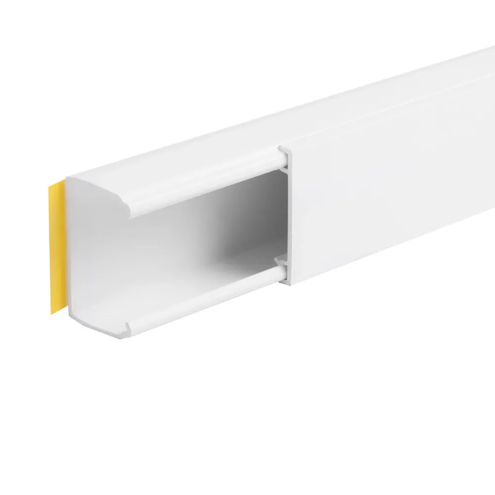 PVC Mini Trunking 25mm x 16mm x 3m Sticky-back