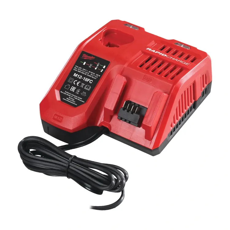 Milwaukee M12-M18 fast charger sequential AC wall mountable